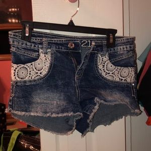 Jean shorts